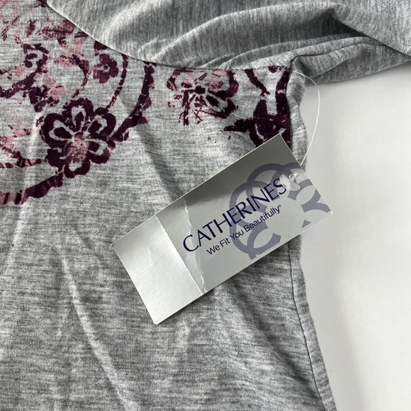 NWT Catherines Women's Floral Studded Tunic size 4X - Picture 5 of 8